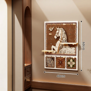 Decorative Multifunctional Wall Shelving Wooden