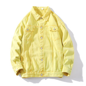 OUMULONG | Purple Short Stylish Casual Jacket Male Spring Autumn