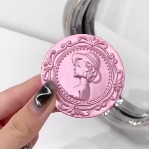3d Sculpted Blush Powder Velvety Matte Natural And Long-Lasting Sweat-Proof Layerable Pink Shade Sculpted Matte Finish Matte Finish.