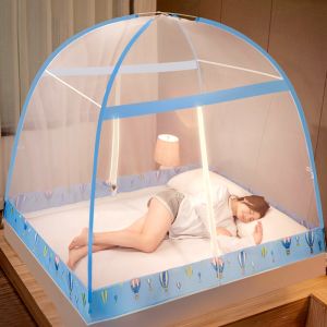 COZY No Installation mosquito net two-way zipper double-wire net yarn foldable 360 degrees anti-mosquito