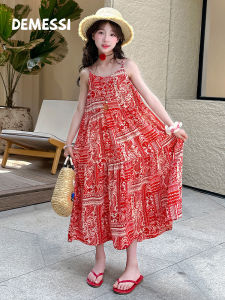 New Design Thin Strap Dress For Middle to Large Size Girls