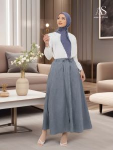 ROK CASUAL WANITA NIBRAS NR 15 NAVY / ROK WANITA KATUN SUPERNOVA / PROMO KEMERDEKAAN BIG SALE