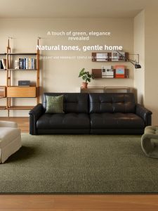XIANGSU | Elegant Vintage Green Living Room Carpet