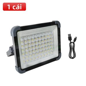 Đèn LED Chạy Bằng Năng Lượng Mặt Trời Siêu Sáng IP65 Chống Nước Có Thể Sạc Lại Khi Cắm Trại Ngoài Trời Câu Cá Đi Bộ Đường Dài Với Pin Lithium