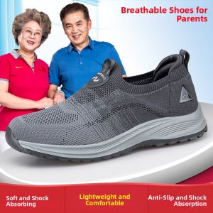 CHUNZULI | Soft Sole Wide Toe Senior Walking Shoes Summer