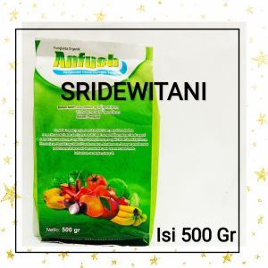 FUNGISIDA ANFUSH ISI 500 GRAM TRIKODERMA Pengendali Hayati Patogen Tanah