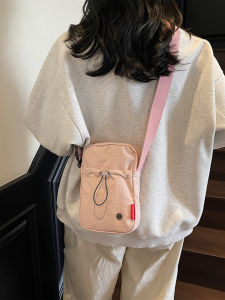 Retro Cloth Bag Small Backpack Commuter Simple Match Single Shoulder Slant Cross Mobile Phone Bag Casual Style Womens Bag