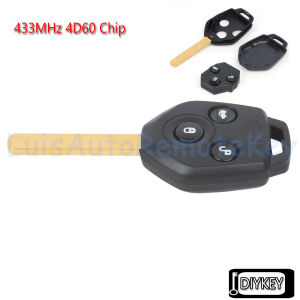 3 Buttons Remote Car Key Fob 433MHz 4D60 / 4D62 Chip for Subaru Forester Outback Legacy 2008 2009 2010 2012 2013 2014 88049SC000