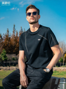 Enjeolon | Irregular Stitch Short Sleeve T-shirt Summer Casual Half Sleeve