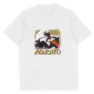 MMOPTOP Men's Round Neck Naruto Printed Shirt: A Comfortable Breathable Cotton Top