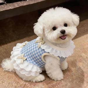 Petone dOrage | Breathable Check Dress Cooling Pet Clothing Anti-shedding
