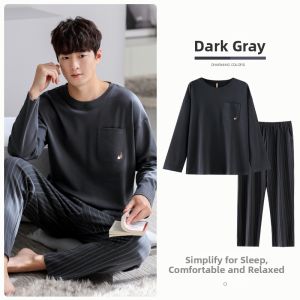 JIALEFEN | Spring and Autumn Pure Cotton Long Sleeve Lightweight Casual Wearable Home Suit