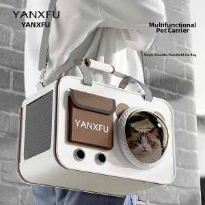 YANXIAOFU | Balo Du Lịch Cho Thú Cưng Nhẹ Đựng Nhiều