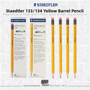 Yellow Rod Hexagonal HB Writing Pencil 2B Drawing Exam Special Writing Pencil 2H for Primary School Students Staedtler Brand