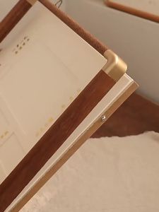 Childhood Memory Campus Journey Photo Frame Wooden with Copper Corners