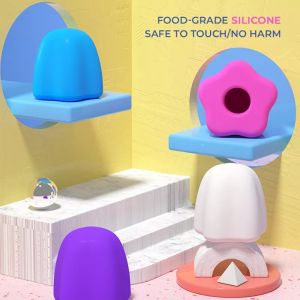 Silicone Toothpaste Cap White Self-sealing Toothpaste Cap Squeezer Toothpaste Pump Dispenser For Kids Adults In Home Bathroom