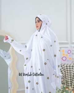 COD Mukena Terusan SAHARA Lajuran Langsungan Dewasa Jumbo Katun Micro Murah By Al Arofah Collection
