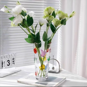 Bình Hoa Thủy Tinh Pha Lê Flavinmci Trang Trí Nhà Phòng Khách Phòng Ngủ Bàn Ăn Văn Phòng Trang Trí Nhà Cửa Quà Tặng Bình Hoa Hoa Cỏ