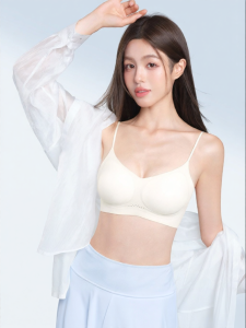 Secret World | Slim Straps Seamless Summer Enhancing Invisible Bras for Small Breasts