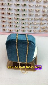 Dây Chuyền Mặt Cáo Hồ Ly V846 Mạ Vàng Đính Đá Thiết Kế Mềm Mại Nữ Tính