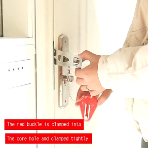 KUNCI PENGAMAN tambahan portable door lock kamar tidur hotel toilet umum jendela kunci travelling