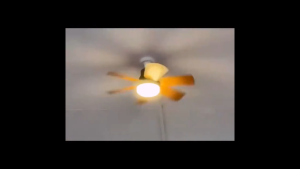 Arrow Ceiling Fan Light With Remote Control 30W/40W 6 Blades 2 in 1 Ceiling Fan With Light