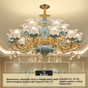 LAIDENG | Elegant Crystal Light Fixture