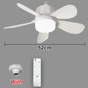 85V-265V LED Ceiling Fan Light with Remote Control 3 Color Lights Dimmable Lamp Household Ceiling Fan for Indoor Living Room