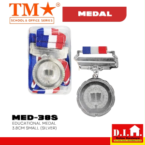 Do It Home TM Educational Medal 3.8cm Silver MED-38S