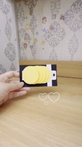 Thiệp cuộn hình tròn dán ảnh - Circle Waterfall Card - chi tiết scrapbook - Jasmine Handmade 🌼