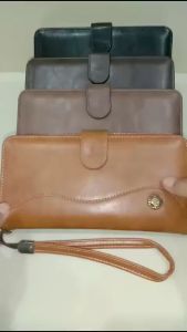 DEABOLAR K3203-3 DOMPET PANJANG WANITA DENGAN KANCING DAN TALI PENDEK MUAT HP BESAR