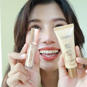 ส่งฟรี!! ชุดปกปิด รองพื้นคอสเลอร์ และคอสเลอร์คอนซีลเลอร์ Coslor (รองพื้น1ชิ้น +คอนซีลเลอร์1 ชิ้น +พัฟ1ชิ้น) คุมมัน หน้าไม่เยิ้ม