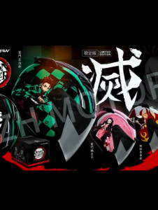 [Ready Stock] Gracshaw Demon Slayer Helmet Limited Edition G535 Gennex + Demon Slayer Helmet (SIRIM APPROVED)