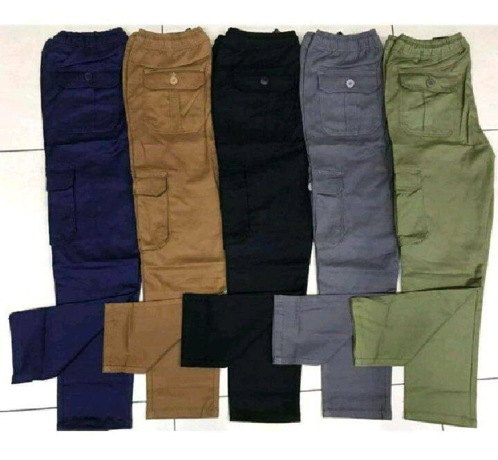 🔥🔥Ready Stock 🔥🔥6 Pocket Slim Fit Cargo Slack Pants For Man and Women, Seluar  slack 6 Pocket Slim Fit