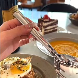 Thìa ăn phở cán dài NN88 thìa cán dài có tay cần thoải mái thìa ăn phở thìa ăn đồ nước thìa ăn mì thìa cầm chắc tay