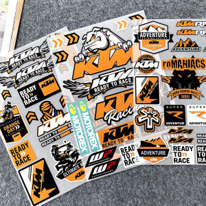 Reflective Motorcycle Decals Ready To Race Adventure Motorbike Helmet Body Stickers for KTM RC390 200 250 690 790 1090 1290GT