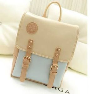 Tas Ransel Sekolah Wanita TW1905 Remaja Warna Pastel Shabbychic