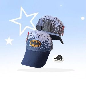 Topi baseball anak bercak bordir karakter superhero Batman capten Spiderman anak