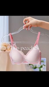 CS Rabbit ชุดชั้นในไร้รอยต่อผู้หญิงเต้านมเล็กรวบรวมนุ่มสบายรองรับ 0.8 ny071 Lady เสื้อผ้า Clothing Women