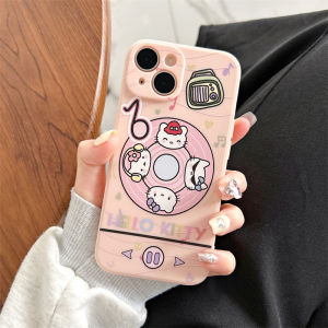Hellokitty Cartoon Dog Line Silicone Phone Case Girls Pink Protective Cover for  13 Mini 11 8Plus 16 Compatible with 14/15 pro Max