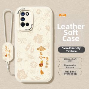 imobile | Safe and happy applicable oppoA92 mobile phone case A92 protective cover oppo lambskin new silicone all-inclusive opp0pp0ppoa new year anti-fall new year soft shell opa ah oppa and