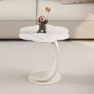 MOLORE | Cloud Marble Coffee Table Modern Minimalist For Small Spaces