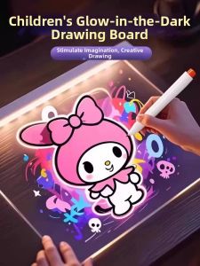 Glow LCD Drawing Board for Kids 2 Layers Acrylic Crystal