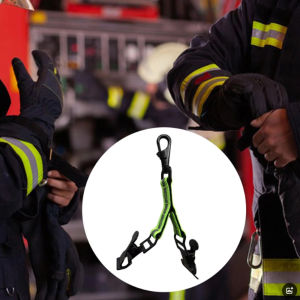 Green Grey Gloves Keeper Strap Multifunction Portable Firefighter Labor Work Clamp Mitten Clips Convenient for Gloves