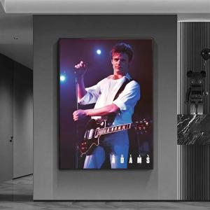 B-Bryan Adams Singer Poster Versatile HD Waterproof Wall Art Self-Adhesive Decor for Any Space Ideal Gift