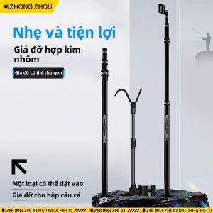 ZHONGZHOU | Giá Đỡ Cần Câu Cá Siêu Nhẹ Siêu Cứng Có Thể Mang Đi Dễ Dàng