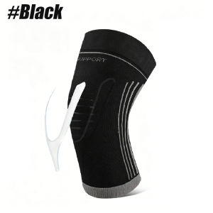 1/2PCS Compression Knee Sleeve with Gel Pad Lightweight Knee Brace Support Sports Knee Guard for Running Cycling Gym Hiking