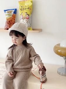 SG Stocks 2-6 years Short Brim Beanie Cotton Knit Hats Cute Cool Winter Children Toddler Child Boy Girl Pom Pom Beanies