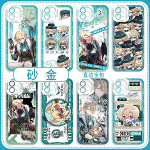 Sand Gold Badou Star Rail Mobile Phone Case Soft TPU Protection for  16 15 Huawei M60 Honor Xiaomi 14 Redmi K70 2D Anime Iqoo 12 OnePlus Ace3