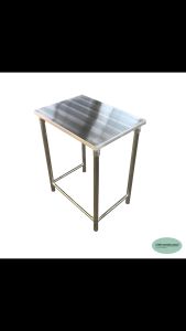 CMS โต๊ะสแตนเลส 50 * 70 ซม. ความหนา 1 มม. กล้อง 90 ซม. คาน ล่าง